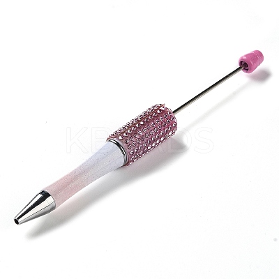 Plastic & Iron Beadable Pens AJEW-H147-01I-1