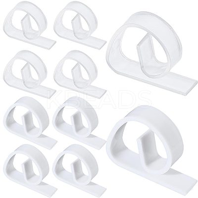 28Pcs 2 Colors Plastic Tablecloth Clips AJEW-GF0007-22-1