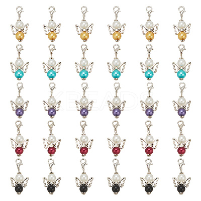 Angel Glass Pendant Decorations PALLOY-HY00018-1