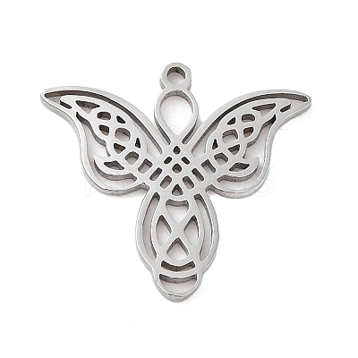 Non-Tarnish 5Pcs 201 Stainless Steel Pendants LS-STAS-B064-16P-1