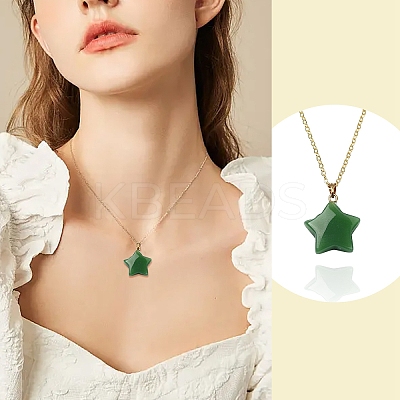 20Pcs 4 Colors Glass Pendants GLAA-YW0003-49-1