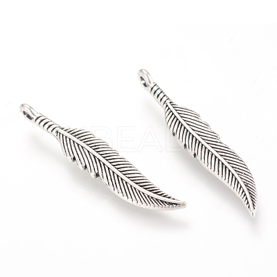 Tibetan Style Alloy Pendants TIBEP-Q064-43AS-RS-1