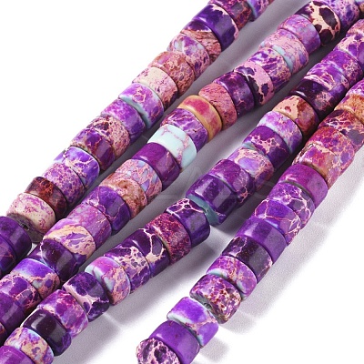 Natural Imperial Jasper Beads Strands G-I263-01F-1