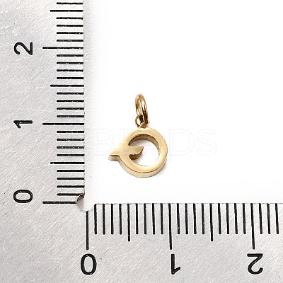 304 Stainless Steel Charms SA-CBABF3F-01G-Q-1