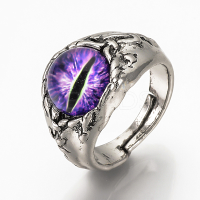 Adjustable Alloy Finger Rings RJEW-Q159-15A-1