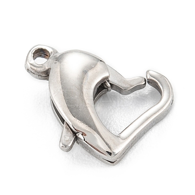 Non-Tarnish 316 Stainless Steel Lobster Claw Clasps STAS-C024-05P-1