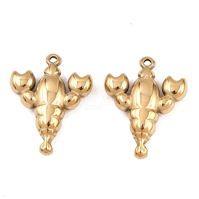 304 Stainless Steel Pendants STAS-L022-573G-1