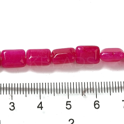 Dyed Natural White Jade Beads Strands G-G085-A04-01-1