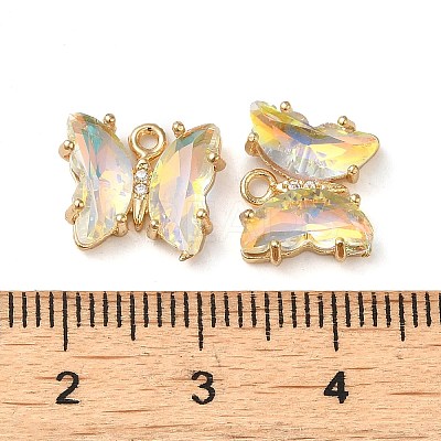 Brass with Glass Pendants FIND-Z020-02K-1