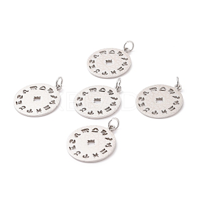 Non-Tarnish 201 Stainless Steel Pendants STAS-S105-T565D-1-1