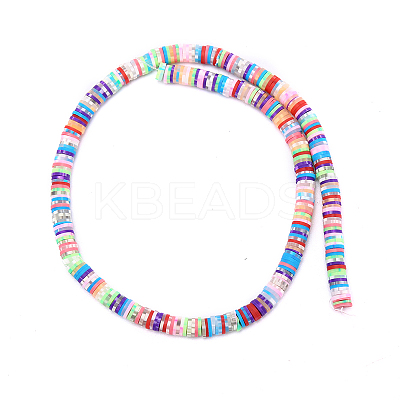 Handmade Polymer Clay Bead Strands CLAY-CJC0001-01B-1