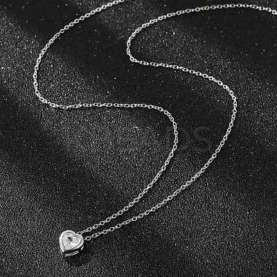304 Stainless Steel Pendant Necklaces X-NJEW-O108-14P-1
