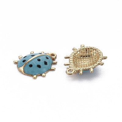 Alloy Enamel Pendants ENAM-N055-027D-NR-1