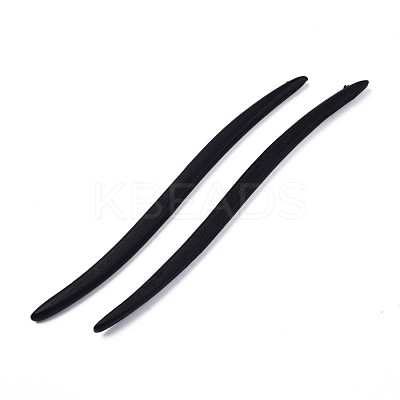 Vintage Schima Wood Hair Sticks Findings OHAR-N008-11-1
