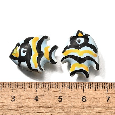 Handmade Porcelain Beads PORC-S002-02F-1