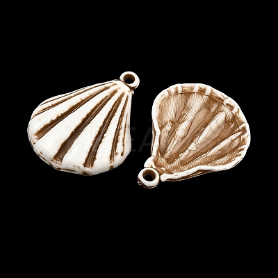 Spray Painted Opaque Acrylic Pendants ACRP-F003-03G-1