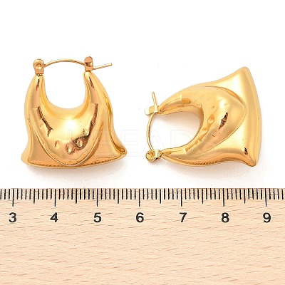 304 Stainless Steel Hoop Earrings EJEW-Q011-07G-1
