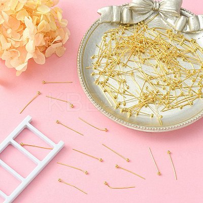 Brass Ball Head pins KK-YW0001-97C-G-1