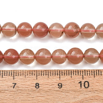 Natural Andesine Feldspar Beads Strands GG-CBA0251-A01-7mm-1