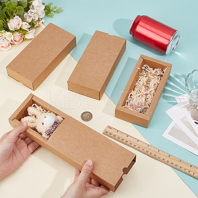 Kraft Paper Folding Drawer Boxes CON-WH0110-66A-1