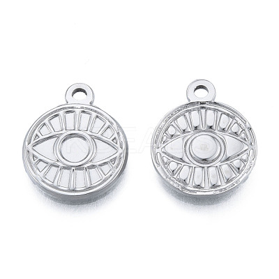 Non-Tarnish 201 Stainless Steel Pendants STAS-N098-217P-1