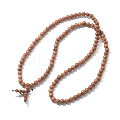 5-Loop Wrap Style Buddhist Jewelry BJEW-S125-22-1