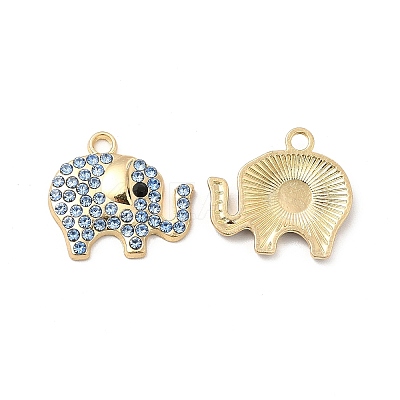 Alloy Rhinestone Pendants ALRI-K048-01C-1