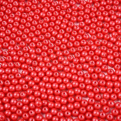 Opaque Baking Paint Glass Beads DGLA-T004-03L-1