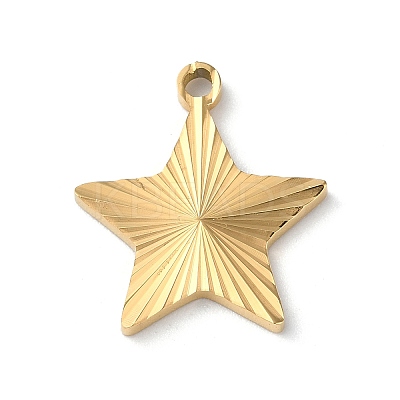 Ion Plating(IP) 304 Stainless Steel Pendants STAS-D025-04G-02-1