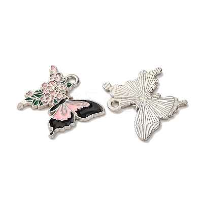Alloy Enamel Pendants X1-FIND-H051-01B-P-1