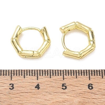 Brass Hoop Earrings KK-CBA98BA-11G-1