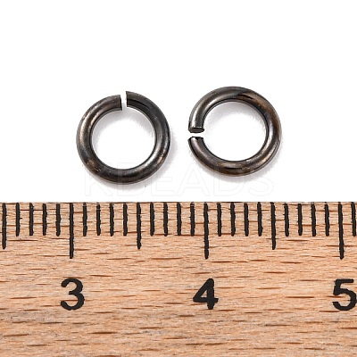 Brass Saw Cut Open Jump Rings KK-G514-01J-B-1