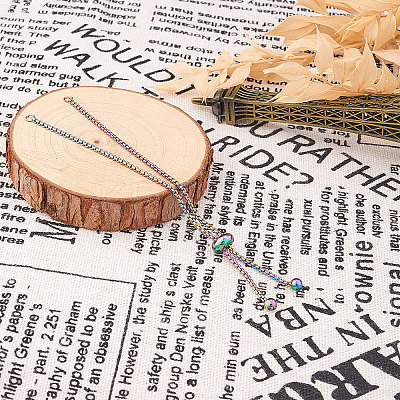 Stainless Steel Slider Bracelet/Bolo Bracelet Making MAK-CJ0002-02-1