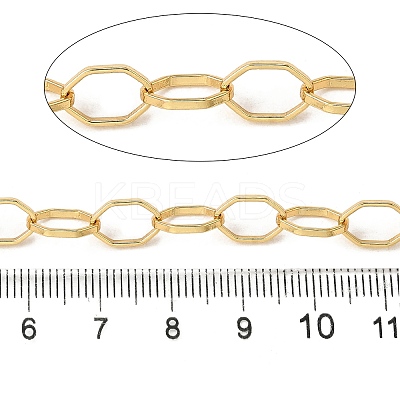Brass Polygon Link Chains CHC-C014-02B-G-1