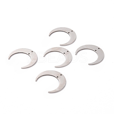 201 Stainless Steel 2-Loop Link Charms STAS-N090-LA039-P-1