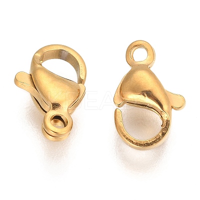304 Stainless Steel Lobster Claw Clasps LS-STAS-T040-PJ212-10-1