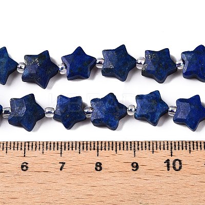 Dyed Natural Lapis Lazuli Dyed Beads Strands G-T138-190-1