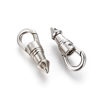 Tarnish Resistant 304 Stainless Steel Lobster Claw Clasps LS-STAS-G192-24P-1