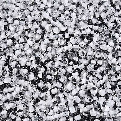 8/0 Inside Colours Transparent Glass Seed Beads X1-SEED-T007-06B-1