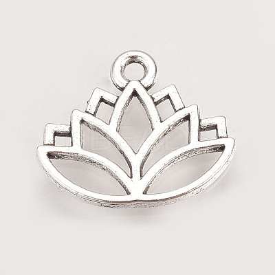 Tibetan Style Alloy Charms X-TIBE-Q075-50AS-LF-1