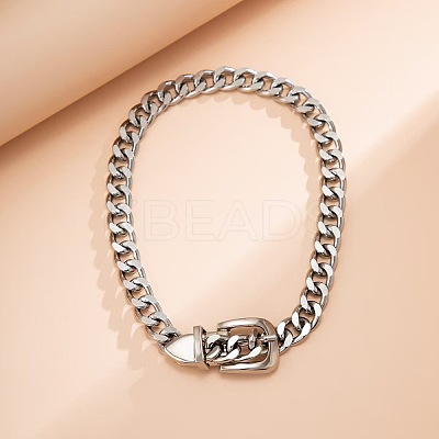 CCB Belt Buckle Choker Necklaces IA9570-2-1