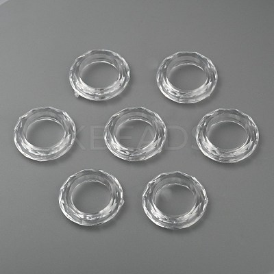 Transparent Acrylic Beads X-PL671Y-1-1