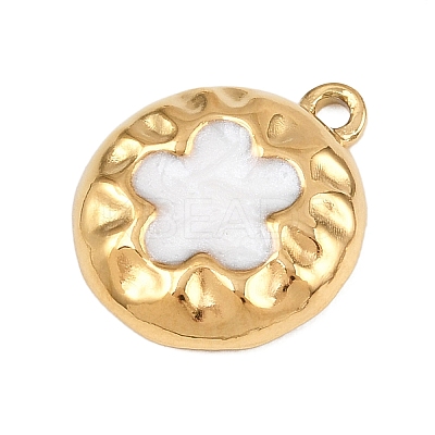 304 Stainless Steel Enamel Pendants STAS-P430-03B-G03-1