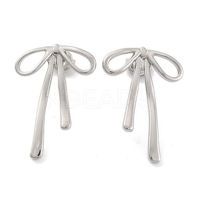 Non-Tarnish 304 Stainless Steel Stud Earrings for Women EJEW-N054-19P-1