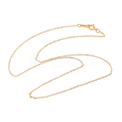 1/20 14K Gold Filled Cable Chain Necklaces for Women Men NJEW-Z068-02G-01-1