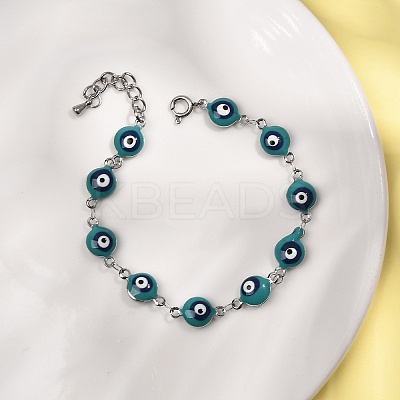 304 Stainless Steel Link Chain Bracelets BJEW-K265-007P-03-1