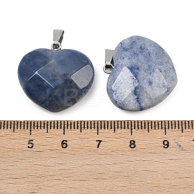 Natural Blue Aventurine(Dyed & Heated) Pendants G-A281-02P-07-1