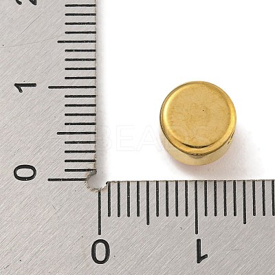 Ion Plating(IP)  304 Stainless Steel K9 Glass Transparent Glass Beads STAS-U024-18G-1