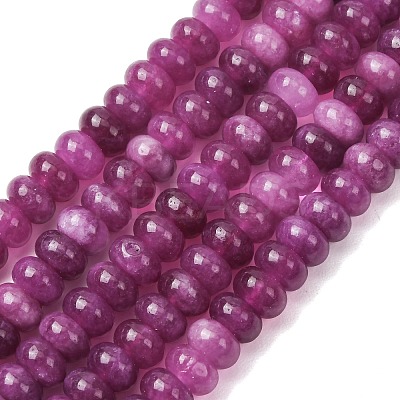 Natural White Jade Beads Strands X-G-E507-01-06-1