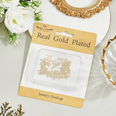 Brass Beads KK-BBC0021-17A-1